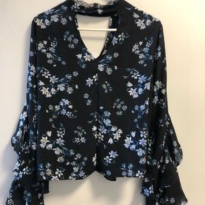 Flower Print Blouse